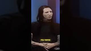 Marilyn Manson Explains His Name [upl. by Mellins50]