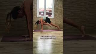 Arm balance poses Hurdler pose ekapadakoundinyasana armbalance yogatips yogapractice shorts [upl. by Lari]