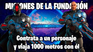 Fortnite  Contrata a un personaje y viaja 1000 metros con él [upl. by Maurey]