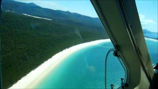 Soaring across the Whitsunday Islands in Queensland by sea plane with Air Whitsunday [upl. by Tabib]