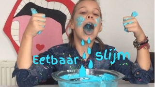 Eetbaar slijm maken  Slijm dat je kan eten [upl. by Attiuqehs261]