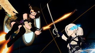 Winter Schnee vs Cinder Fall Maiden Fight  RWBY V8  4K [upl. by Gustafsson]