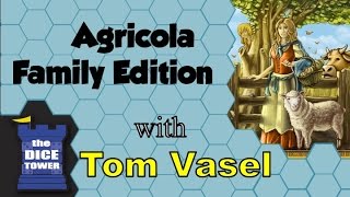 Agricola Family Edition Review  with Tom Vasel [upl. by Mckeon]