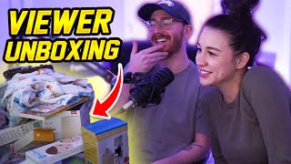 Opening Baby Gifts Sent By Viewers w FemSteph [upl. by Joappa45]