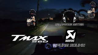 TMAX560  Evening to Night Ride  Pure Sound  Uncut   4K [upl. by Idette]