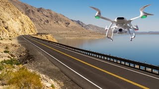 POTENSIC DREAMER PRO 4K WALKER LAKE HAWTHORNE NEVADA VIEW FROM A DRONE [upl. by Notsek]