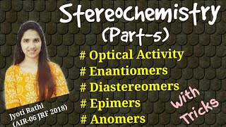 Stereochemistry Part5Tricks to find Optical ActivityEnantiomers Diastereomers Epimers anomers [upl. by Gnel]