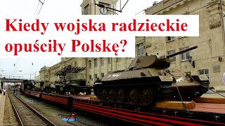 Kiedy wojska radzieckie opuściły Polskę [upl. by Cho16]