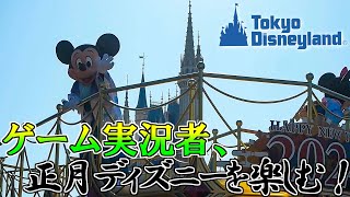 ゲーム実況者が東京ディズニーランドの正月を楽しんできた！ [upl. by Emarej848]