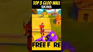 TOP 3 RARE GLOO WALL SKINS shorts freefire garenafreefire shortsfeed [upl. by Goodrich166]