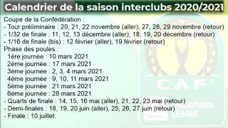 CAF  Calendrier des compétitions et de désignation des clubs pour 20202021  la JSK en attente [upl. by Immat997]