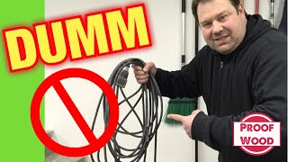 ZU DUMM zum Kabel AUFWICKELN  Keiner kann das wirklich ordentlich  Sauber Ordentlich Schnell [upl. by Lin]