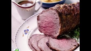 Roast Sirloin of Beef with a Mustard Crust [upl. by Iene552]