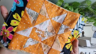 Handmade patchwork idea from scrap fabric  Sewing Tips and Tricks for beginners [upl. by Yalhsa839]