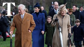 Royals attend Christmas service on the Sandringham estate [upl. by Oleg66]