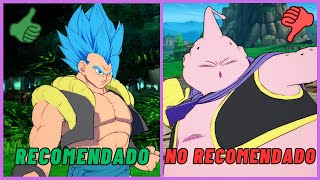 CUÁLES son los PERSONAJES más RECOMENDADOS para empezar y aprender en DBFZ [upl. by Killoran]