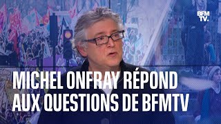 Linterview de Michel Onfray sur BFMTV en intégralité [upl. by Ciredor762]