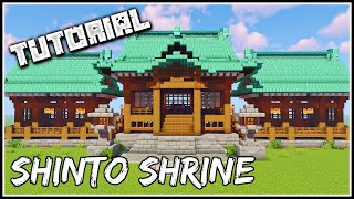 How To Build A Japanese Shinto Shrine  Minecraft Tutorial [upl. by Eyahs92]