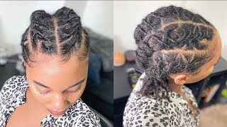 HOW TO Barrel Twists on Baby Locs  Short Loc Style [upl. by Wallford]