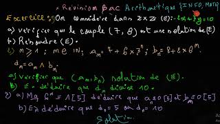 Révision Bac info Bac Math Arithmétique [upl. by Rog]