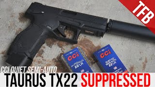 Cheapest GunSilencer Combo That Works Taurus TX22 and CCI Quiet Ammo [upl. by Royden489]