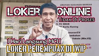 Loker Online Di PTIWIP Datang Langsung Lebih Cepat Prosesnya [upl. by Ozkum]