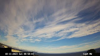 Insane beauty of high clouds  time lapse 18 Nov 2023 [upl. by Erreid]