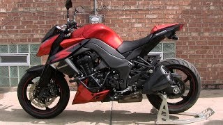 Kawasaki Z1000 Sound amp Walkaround  Z1000 Stock Exhaust Sound Test Full HD 1080p [upl. by Wyler]