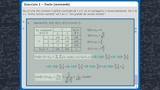 Statistica  Variabili casuali discrete  Esercizi desame TRAILER [upl. by Aynwat546]