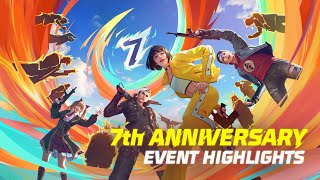 7th Anniversary Event Highlights  Free Fire Official [upl. by Targett]