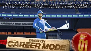 1 Cricket 24 My Career Mode Debut Match amp Much More  The Start of an Era  RahulRKGamer [upl. by Akimad128]