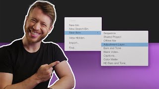 How To Use Adjustment Layers in Premiere Pro [upl. by Nalak]