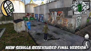 abERetexture New Sevilla Retextured FINAL VERSION  added object mapping collision  GTA SA MOBILE [upl. by Bartosch]