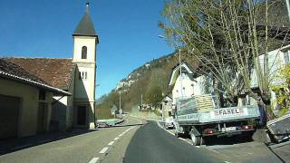 Switzerland 194 Camera on board PeseuxFleurier NE Val de Travers [upl. by Oigroeg]