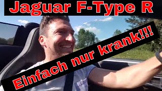 Beste Probefahrt 4Ever Jaguar F Type R  Sound ist der Wahnsinn Awesome V8 Deutsch  Cabrio 😄 [upl. by Asel]