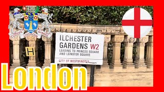 Ilchester Gardens W2 Bayswater Westminster London Walking Tour  London Street View [upl. by Dyson]