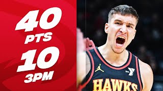 Bogdan Bogdanovic Makes Hawks Franchise HISTORY 👀  December 11 2023 [upl. by Itoc]