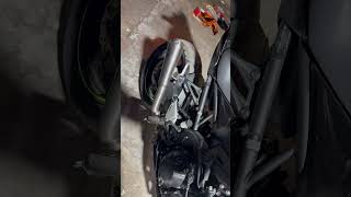 Arrow exhaust sound on kawasaki z900  inline 4 engine  automobile arrowexhaust kawasaki z900 [upl. by Nilesoy]