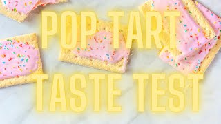 Taste test 5 pop tarts Which is better store brand or name brand poptarts [upl. by Lakin]