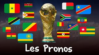 Mes pronostics des qualifications coupe du monde zone Afrique [upl. by Ricardama315]