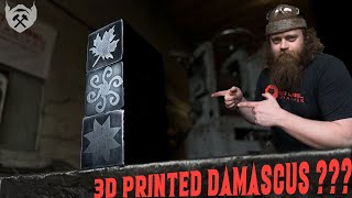 3D Printed Canister Damascus [upl. by Nolasba787]