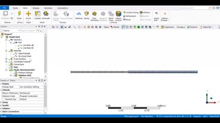 Using Workbench to solve an Indeterminate Axially Loaded Problem Using BEAM Elements [upl. by Adlih100]