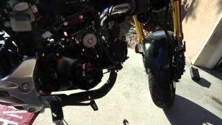 GROM RPM Fairing Brace with Chimera Intake [upl. by Akyeluz]