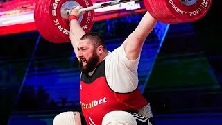 Lasha Talakhadze  2021 World weightlifting championships  Men 109 kg [upl. by Hollie]