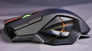 Asus ROG Spatha X gaming mouse review  One heavy boy [upl. by Dewhirst386]