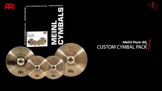 MEINL Cymbals Pure Alloy Custom Cymbal Set  14”  18”  20” [upl. by Jacinthe]