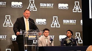 2024 Sun Belt Media Days App State Press Conference [upl. by Aeneas]