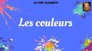 Les couleurs en français Niveau débutants  A1 de FLE [upl. by Iru]