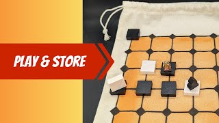 How to stencil a game piece storage bag that doubles as a playing mat [upl. by Tanberg9]