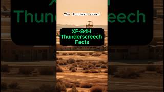 XF84H Thunderscreech Facts The worlds loudest airplane avgeek pilotlife quiztime pilot [upl. by Olnton]